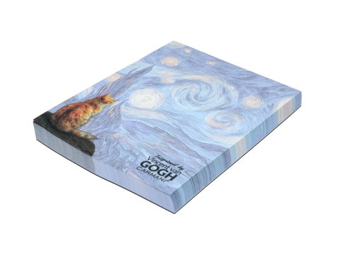 Kpl. Notes magnetyczny i magnes - Inspirowane malarstwem V. van Gogh (CARMANI)