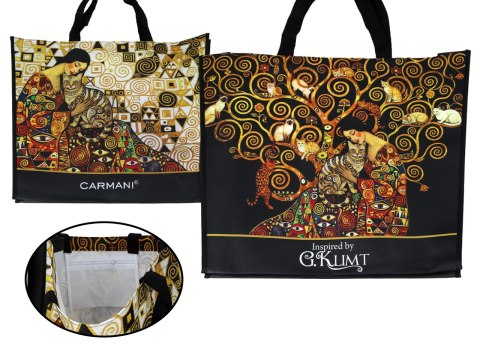 Torba trapezowa - Inspirowane malarstwem G. Klimt (CARMANI)