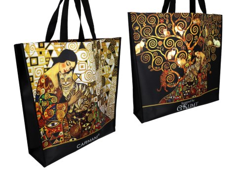Torba trapezowa - Inspirowane malarstwem G. Klimt (CARMANI)