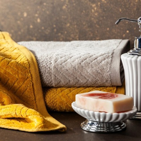 RĘCZNIK LOREN (03) 50 X 90 CM JASNOBEŻOWY