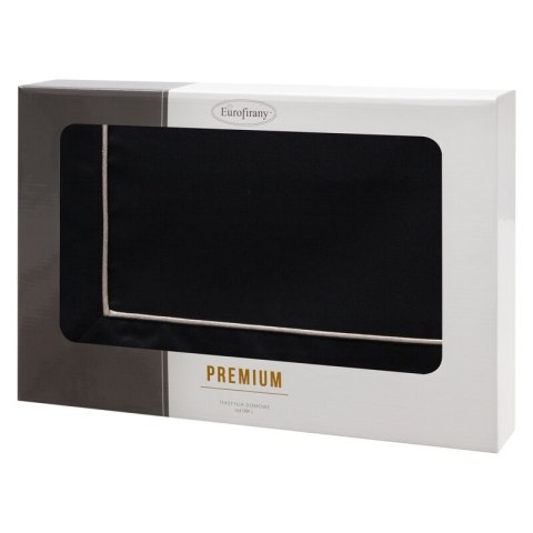 OBRUS MADELE 140 X 220 CM CZARNY