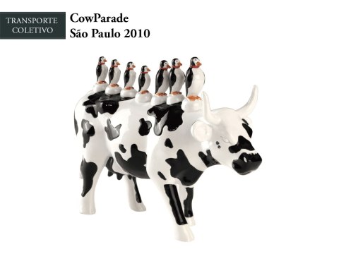 CowParade 2005, Transporte Coletivo, autor: Angeli