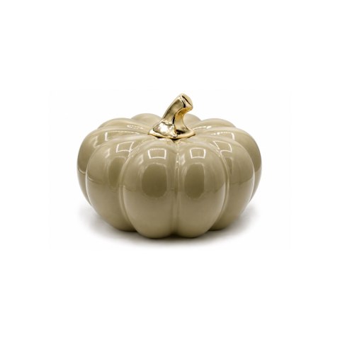 DYNIA CERAMICZNA JASNOBEŻOWO-ZŁOTA MAXI 23CM