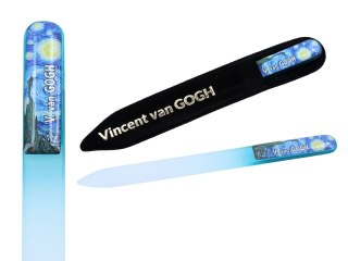 Szklany pilniczek do paznokci - V. van Gogh, Gwiaździsta noc (CARMANI)