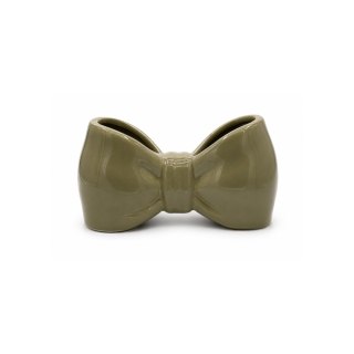 WAZON CERAMICZNY KOKARDA JASNOBEŻOWA