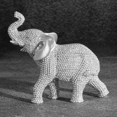 FIGURKA DEKORACYJNA ELDO 12 X 5 X 11 CM SREBRNY