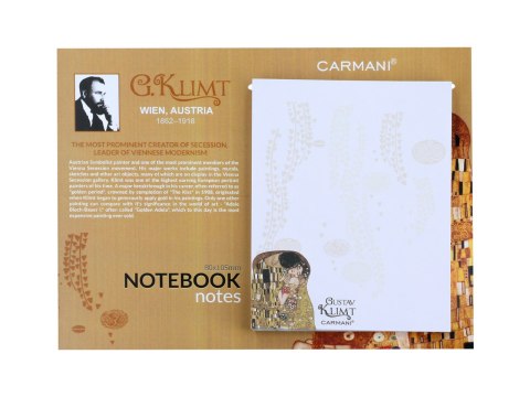 Notes - G. Klimt, Pocałunek (CARMANI)