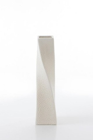 WAZON DEKORACYJNY RISO O 8 X 32 CM KREMOWY
