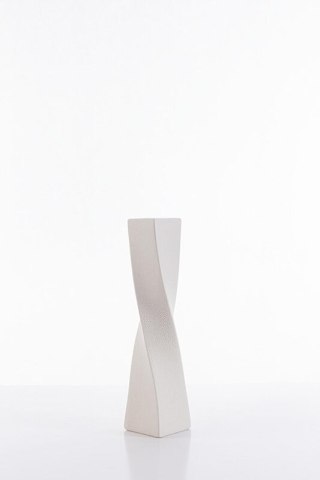 WAZON DEKORACYJNY RISO O 9 X 39 CM KREMOWY