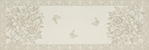 OBRUS BENE 40 X 135 CM KREMOWY