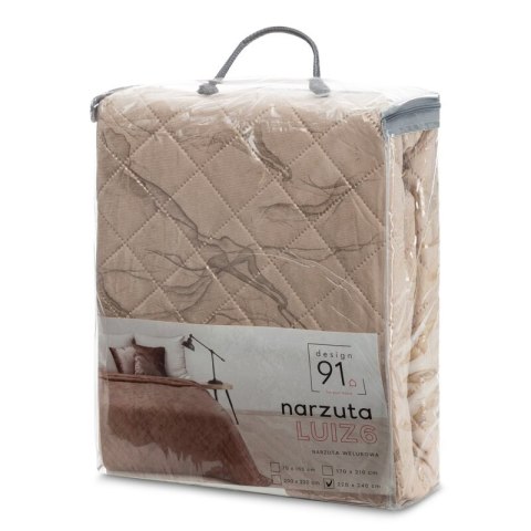 NARZUTA D91 LUIZ 6 170 X 210 CM BEŻOWY
