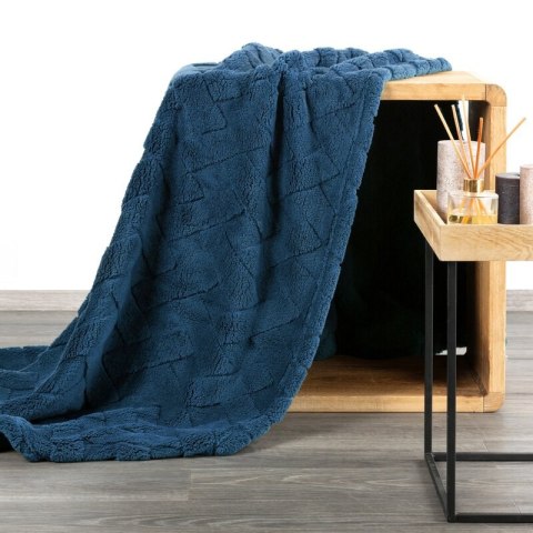 KOC D91 CARO 170 X 210 CM GRANATOWY
