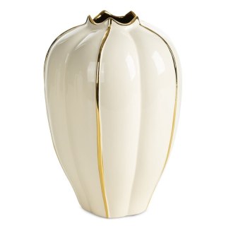 WAZON DEKORACYJNY MARY (01) O 20 X 30 CM KREMOWY