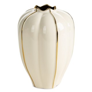 WAZON DEKORACYJNY MARY (02) O 17 X 25 CM KREMOWY