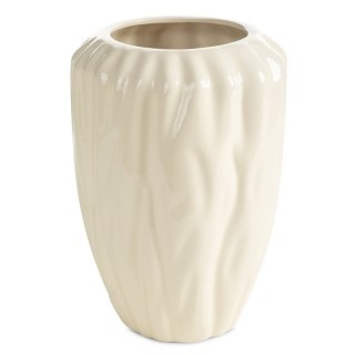 WAZON DEKORACYJNY ANGELA (01) O 20 X 31 CM KREMOWY