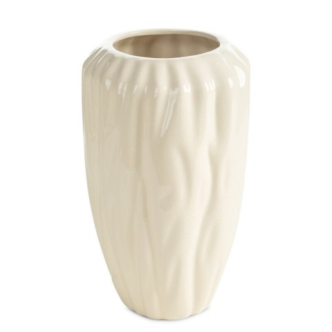 WAZON DEKORACYJNY ANGELA (02) O 17 X 26 CM KREMOWY