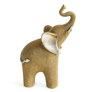 FIGURKA DEKORACYJNA LUKAS 16 X 8 X 25 CM ZŁOTY