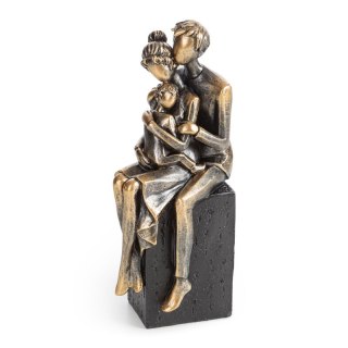 FIGURKA DEKORACYJNA MELODY (02) 8 X 10 X 23 CM ZŁOTY