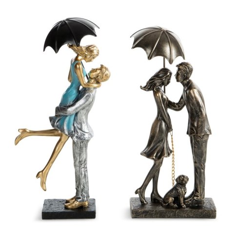 FIGURKA DEKORACYJNA ROMA 16 X 9 X 33 CM NIEBIESKI