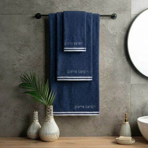 RĘCZNIK PIERRE CARDIN ROCCO 50 X 90 CM GRANATOWY