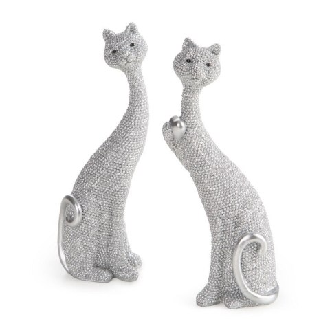 FIGURKA DEKORACYJNA ELDO 7 X 4 X 18 CM SREBRNY