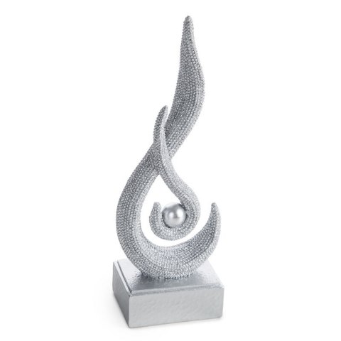FIGURKA DEKORACYJNA ELDO 8 X 5 X 21 CM SREBRNY