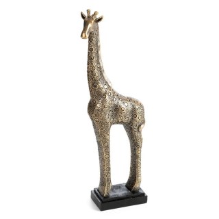 FIGURKA DEKORACYJNA TRAVIS 13 X 8 X 35 CM ZŁOTY
