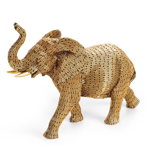 FIGURKA DEKORACYJNA ZURI 34 X 8 X 12 CM ZŁOTY