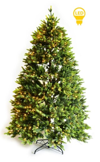 SANTA LILA Choinka 210cm LED
