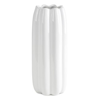 WAZON DEKORACYJNY ADELIA (01) O 17 X 40 CM BIAŁY