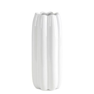 WAZON DEKORACYJNY ADELIA (02) O 17 X 35 CM BIAŁY