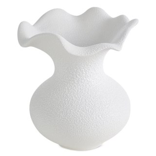 WAZON DEKORACYJNY BONITA (01) O 22 X 25 CM KREMOWY