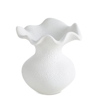 WAZON DEKORACYJNY BONITA (02) O 18 X 20 CM KREMOWY