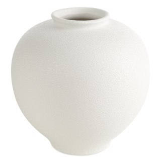 WAZON DEKORACYJNY ELAINA (01) O 24 X 25 CM KREMOWY