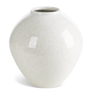 WAZON DEKORACYJNY GERI (01) O 24 X 25 CM KREMOWY