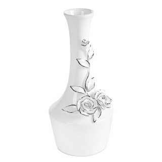 WAZON DEKORACYJNY GIANA (01) O 13 X 28 CM BIAŁY