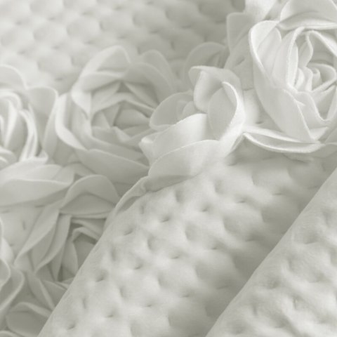 CERAMIKA ROSES 170 X 210 CM KREMOWY