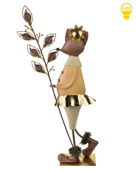 HAZEL Figura pani myszka LED 18x8x63cm 2x3AAA