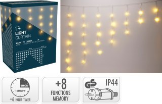 KURTYNA LED 70 LED GWIAZDY