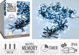 LAMPKI CLUSTER 384 LED BIAŁE