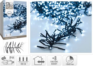 LAMPKI CLUSTER 576 LED BIAŁE