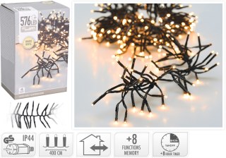 LAMPKI CLUSTER 576 LED CIEPŁA BIAŁA