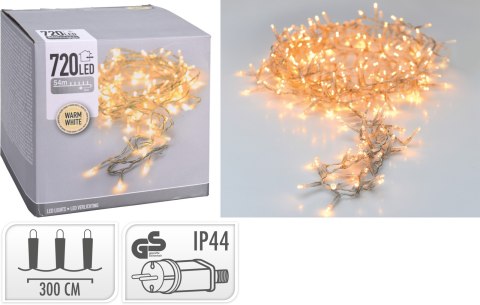 LAMPKI LED 720 LED CIEPŁA BIAŁA