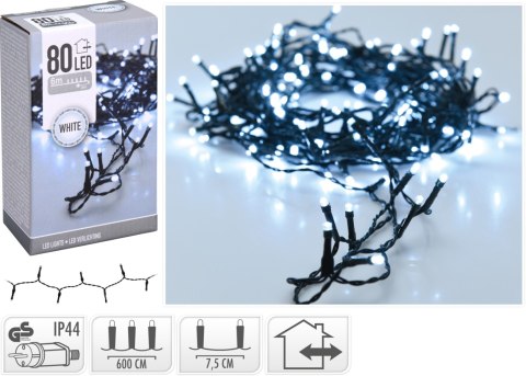 LAMPKI LED 80 LED BIAŁE