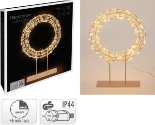 OKRĄG LED NA PODSTAWIE 54 CM CIEPŁA BIAŁA