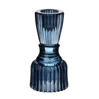 PATRICIA BLUE Świecznik5,1x5,1x10,2 cm