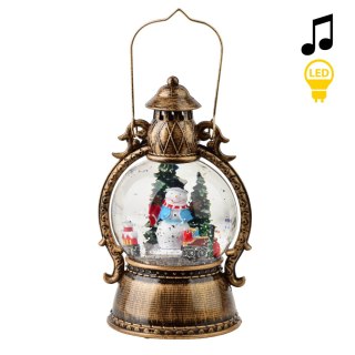 SANTA LILA Dekoracja świąteczna LED 12x 12x21cm