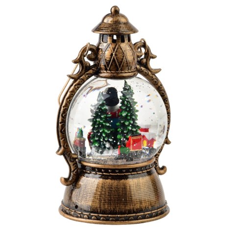 SANTA LILA Dekoracja świąteczna LED 12x 12x21cm