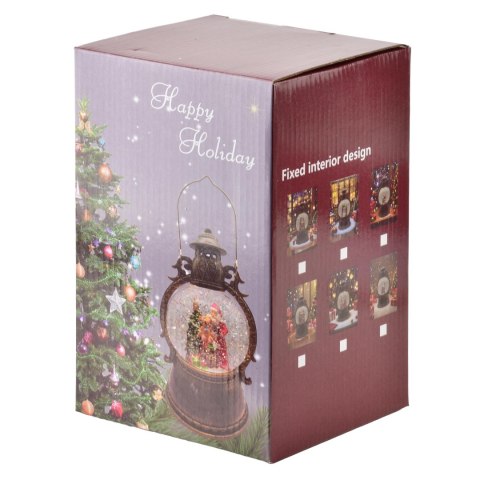 SANTA LILA Dekoracja świąteczna LED 12x 12x21cm