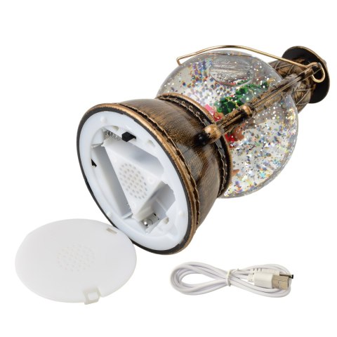 SANTA LILA Dekoracja świąteczna LED 12x 12x21cm